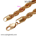 43824 chine usine directe gros bijoux collier 18 k long motif luxe plaqué or bijoux collier